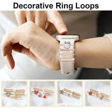 Load image into Gallery viewer, Decoration For Apple watch band 8 6 7 4 se 42mm Diamond Jewelry ring Accessories samsung/Huawei wristband 20/22mm watch strap