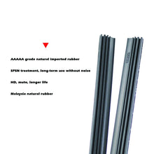 Load image into Gallery viewer, 2PCS Frameless Car Windshield Windscreen Wiper Blade Soft Vehicle Insert Rubber Strip (Refill) 6mm 26"28"30"32" Car Accessories
