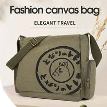 Load image into Gallery viewer, Vintage Cartoon Canvas Messenger Bag – Large Capacity Tote Handbag