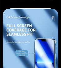Load image into Gallery viewer, 30D Diamond New upgrade Full Cover Screen Glass For iPhone 14 13 12 11 Pro Max Mini XR X XR XS Tempered Glass Screen Protector Dust Proof Tempered Glass Screen Protector for iPhone