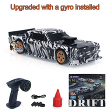 将图片加载到图库查看器,New RC Drift Car Upgraded Gyro 1/43 Racing RTR 4WD Four-wheel Drive High Speed Radio Control Model 2.4g Drift Race Car Mini Gift