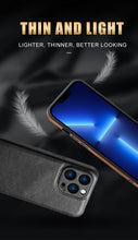 Load image into Gallery viewer, Luxury PU leather Phone Case For iPhone 14 13 Pro Max 12Pro 11Pro Max 13 12 Pro XS MAX XR X SE 7 8 plus Fashion Back Cover Leather Back Case for iPhone 14 Pro Shockproof Cover for iPhone