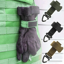 Load image into Gallery viewer, Multi-purpose Nylon Gloves Hook Work Gloves Safety Clip Outdoor Tactical Climbing Rope Camping Hanging Buck Outdoor Camping