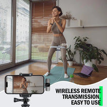 Load image into Gallery viewer, Basix Wireless Lavalier Microphone Audio Recording Mini Replaceable Windproof Wool Microphone for iPhone16 Shoot vlog YouTube