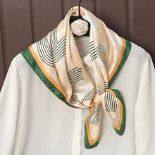 Load image into Gallery viewer, Luxury Satin Silk Square Scarf – Shawl, Hijab & Fashion Wrap 2023