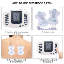 Load image into Gallery viewer, Electronic Pulse Massager Acupuncture EMS Tens Muscle Stimulator Microcurrent Low Frequency Slimming Massage Machine Health Care