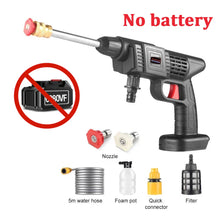 Load image into Gallery viewer, 60BAR Wireless High Pressure Car Wash Water Gun Car Washer Self Priming Sustain 300W For Auto Home Garden Cleaning Car Washing