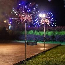 Load image into Gallery viewer, LED Solar Fireworks Lights โ Outdoor Waterproof Garden Lights with Remote