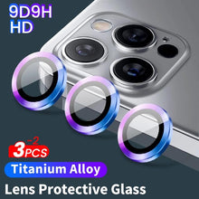 将图片加载到图库查看器,HD Camera Lens Protector 9H Hardness Anti-Scratch Camera Protector For iPhone 13 14 12 Pro Max Titanium Alloy Camera Protector for iPhone 12 13 Mini Camera Protector Lens Protection Glass Suit