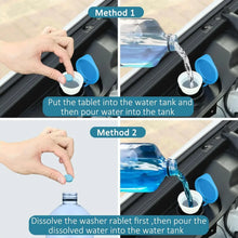 Load image into Gallery viewer, Car Windshield Washer Fluid Concentrated Tablets Solid Effervescent Wiper Tablet for Car Room Kitchen Window Glass Cleaning