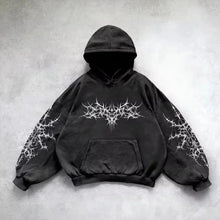 Load image into Gallery viewer, Women’s Y2K Fleece Zip-Up Hoodie – Streetwear Hip Hop Punk Style Loose Sweatshirt for All Seasons