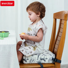Load image into Gallery viewer, INSULAR Adjustable Kids Booster Seat – Safety Cushion for Dining