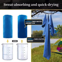 将图片加载到图库查看器,Quick-Drying Sports Towel 40x80CM Blue Grey Green Orange Swimming Gym Fitness Camping Running Beach Washcloth Towels