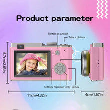 Load image into Gallery viewer, CCD Digital Camera, Retro CCD Camera Toy,Multi- functional Simulated Game Toy, HD Front and Rear Dual Camera for Boys and Girls