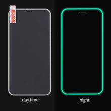 Load image into Gallery viewer, 2Pcs Luminous Protective Glass For iPhone 14 13 12 11 Pro Max X XR XS Screen Protector For 7 8 6 Plus SE3 Glowing Tempered Glass Luminous Glowing Tempered Glass Screen Protector for iPhone