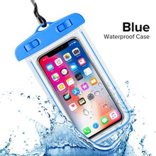 Load image into Gallery viewer, Universal Mobile Phone Transparent Waterproof Bag Three-Layer Sealed Beach Fishing Underwater Swimming Waterproof Case Mobile Phone Cover Water Proof Pouch Bag for iPhone