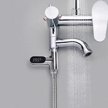 Load image into Gallery viewer, LED Display Shower Water Thermometer Self Powered