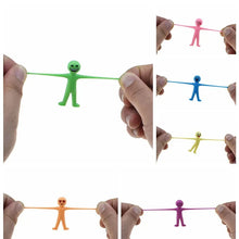 将图片加载到图库查看器,10Pcs Novelty Stretchy Stretch Toy Cute Colorful Yellow Stress Relief Stretchy Fidget Gifts TPR Soft Plastic Creative Doll Toy