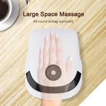 Load image into Gallery viewer, Wireless Electric Hand Massager Air Compression Hot Compress Palm Acupoint Massager Finger Arthritis Numbness Muscle Relaxation