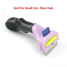 Load image into Gallery viewer, Cat & Dog Hair Removal Comb β Professional Grooming Brush for Shedding Control, Massage & Cleaning | Stainless Steel Deshedding Tool