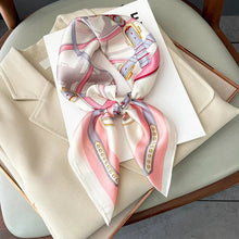 将图片加载到图库查看器,Luxury Silk-Feel Square Scarf – Satin Shawl, Hijab, Hair Wrap for Women