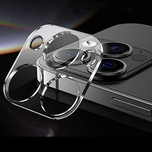 Load image into Gallery viewer, Camera Lens Metal Protector Glass For iPhone 14 13 Pro Max 13 Mini Back Lens Cap On iPhone 14 Plus Full Cover Protective Cases Metal Camera Cover with Tempered Glass Screen Protector