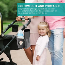 将图片加载到图库查看器,Stroller Cup & Phone Holder 2-in-1 Pram Pushchair Bottle Accessory