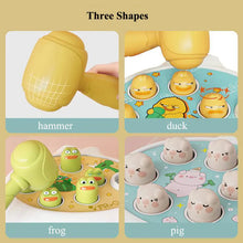 Load image into Gallery viewer, Duck/Frog/Pig Baby Toy Montessori Learning Game Educational Puzzle Gift for 12 24 Months Toddler Boy/Girl with Hammer