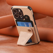 Load image into Gallery viewer, Men Green Wallet Flip Card Holder Phone Case For Iphone 13 12 Mini 14 11 Pro Xs Max Xr X Luxurious Leather Cover Mobile Phone Case With Card Compartment And Kickstand Elegant Iphone Magnetic Case