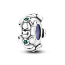 将图片加载到图库查看器,100% 925 Sterling Silver Rainbow Zircon Butterfly Dragon Silicone Stopper Charms - Colorful Beads for DIY Bracelets, Customizable Jewelry for All Occasions