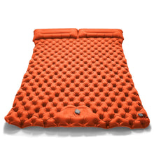 将图片加载到图库查看器,Double Inflatable Camping Mattress – Ultralight Folding Sleeping Pad with Built-in Pump