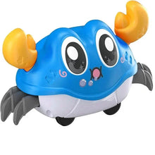 Load image into Gallery viewer, Interactive Crawling Crab Toy - Double Return Force & Bubble Simulation | Fun Baby Sensory Toy for Toddlers