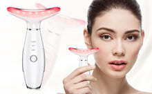将图片加载到图库查看器,3 in 1 EMS Neck Face Beauty Device with Thermal Neck Lifting Vibration LED Facial Massager Double Chin Remover Skin Care Tool