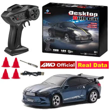 Load image into Gallery viewer, 4WD RC Drift Racing Car - 1/43 Mini High-Speed Electric Car with Gyroscope, Realistic Lights, Remote Control Toy for Kids & Adults