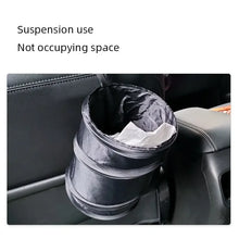 Load image into Gallery viewer, Car Trash Can Portable Durable Foldable Hanging Car Storage Bucket Chair Back Oxford Cloth Storage Bag Trash Can 1pc