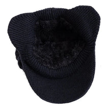 Load image into Gallery viewer, New Unisex Winter Hat Plush Fur Lined Warm Earflap Cap Stylish Soft Beanie Hat Outdoor Thick Ski Sports Knitted Hat