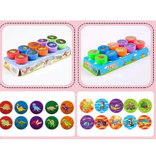 Load image into Gallery viewer, 10pcs Assorted Self-Inking Stamps for Kids - DIY Craft & Scrapbooking