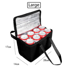 Load image into Gallery viewer, Portable Lunch Cooler Bag Folding Insulation Picnic Ice Pack Food Thermal Bag Drink Carrier Insulated Bags Food Delivery Bag