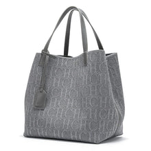 Load image into Gallery viewer, CHCH Large Capacity Black Knitted Tote Bag β Simple Shopping Handbag