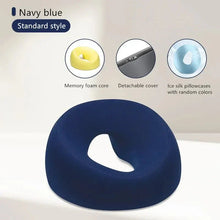 将图片加载到图库查看器,Face Down Memory Foam Pillow – Ergonomic Desk Nap & Massage Pillow for Prone Resting, Travel & Home Use