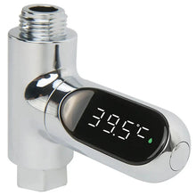 Load image into Gallery viewer, LED Display Shower Water Thermometer Self Powered