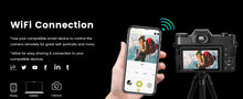 Load image into Gallery viewer, Compact Digital Photography Camera 4K WIFI Webcam Retro Vlog Recorder YouTube 64MP Camcorder 3 Inch Flip Screen Wide Angle Lens