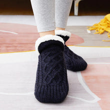 Load image into Gallery viewer, Thermal Mens Slipper Socks Winter Warm Short Cotton Thickened Home Sleeping Soft Non Slip Grip Fuzzy Floor Sock Fluffy Male