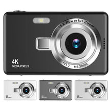 Load image into Gallery viewer, 4K HD 1080P Digital Camera 96MP Autofocus Vlogging Camera 2.4 Inch IPS Screen Portable Vlogging Camera for Kids Adults Beginners