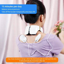 Load image into Gallery viewer, 6 Heads Smart Neck Massage Instrument Shoulder Neck Massage Cervical Vertebra Health Care Vibrator Heating Relieve Muscle Gift