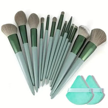 Load image into Gallery viewer, Soft Fluffy Professional Makeup Brush Set - 13-16pcs for Foundation, Eyeshadow, and More