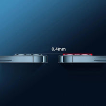 Load image into Gallery viewer, 9H Tempered Glass Camera Cover Screen Protector Metal Individual Ring For iPhone Phone Glitter Camera Lens Protector Film For iPhone 14 13 12 11 Pro Max Luminous Lens Metal Glass Protective Cover
