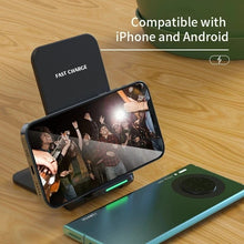 将图片加载到图库查看器,100W Wireless Charger Stand Pad For iPhone 14 13 12 11 X Pro Max 8 Samsung S22 S20 S10 Xiaomi Fast Charging Station Phone Holder
