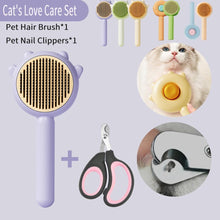 Load image into Gallery viewer, Cat Comb Massage Pet Magic Combs Hair Removal Cat and Dog Universal Needle Brush Pets Grooming Cleaning Remove Supply Care Set Pet Hair Cleaner Brush for Dogs Long or Short Hair Cats Pet Massage Brushes