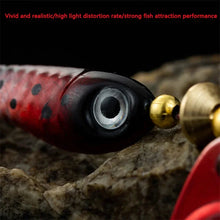 Load image into Gallery viewer, Rotating Metal Spinner Fishing Lure 9.1g 7cm β Sequin Hard Bait with Treble Hook for Bass, Pike, Carp & Trout